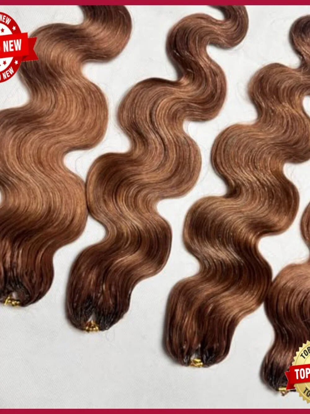 18 Inch Human Hair Extensions Knotless Crochet Pre-Separated Feather Light